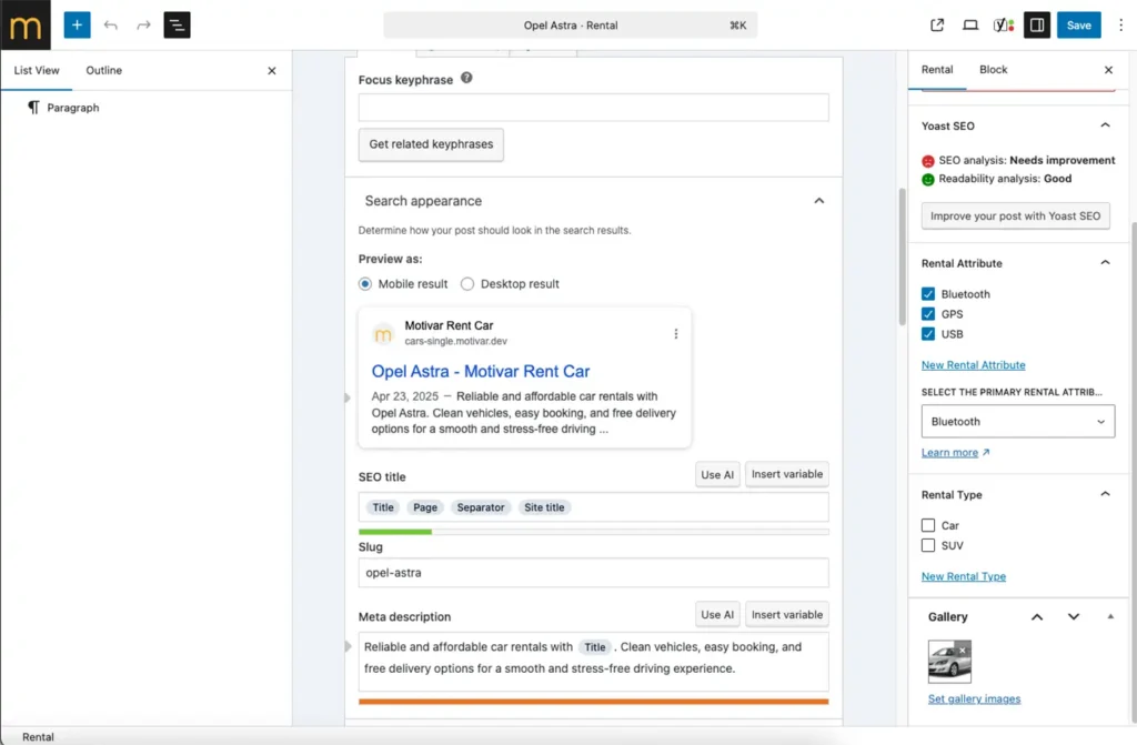 motivar manual edit rental 3