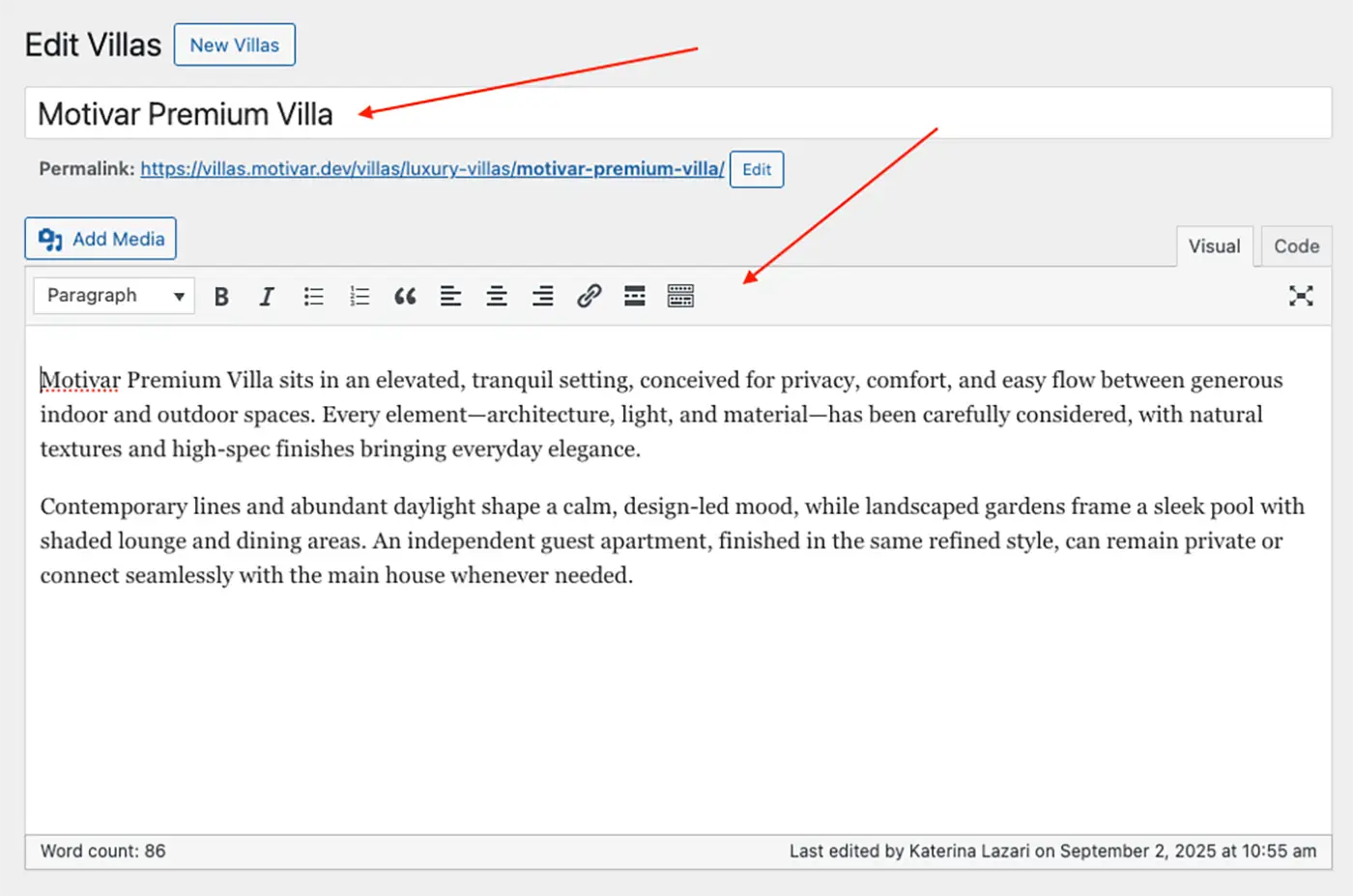 motivar tutoria villa 5