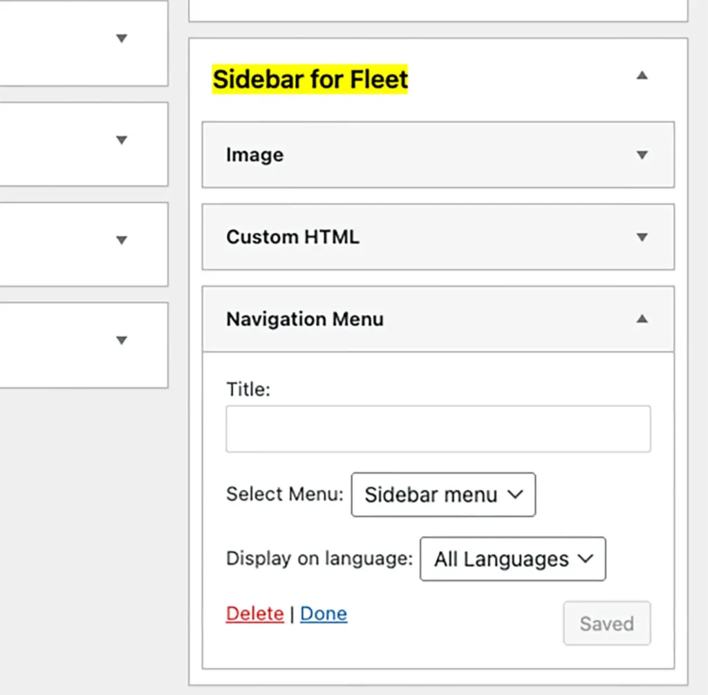 motivar Sidebar menu widget 1